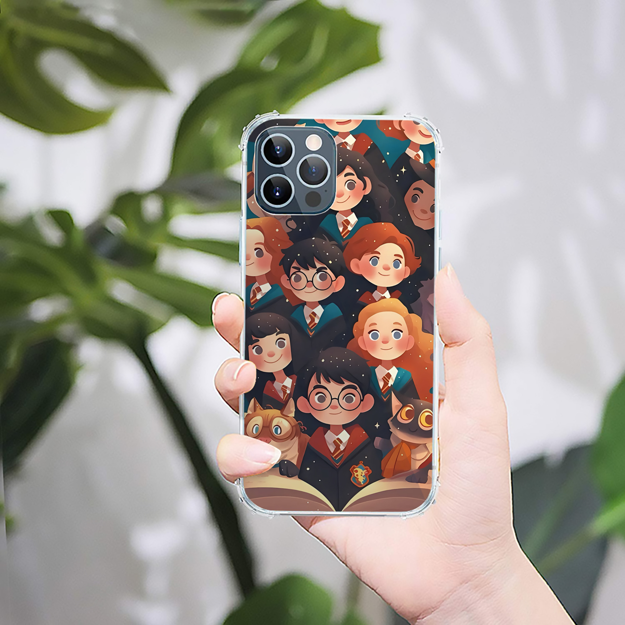 （画像用） Harry Potter ハリー・ポッターシリーズ 【iPhone 12シリーズ対応】透明スマホケース（クリアソフトケース）